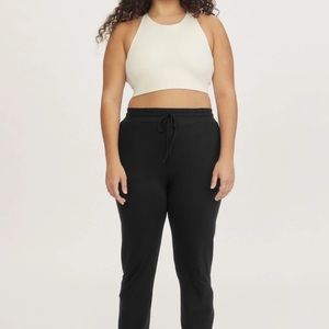 Girlfriend Collective Black ReSet Jogger